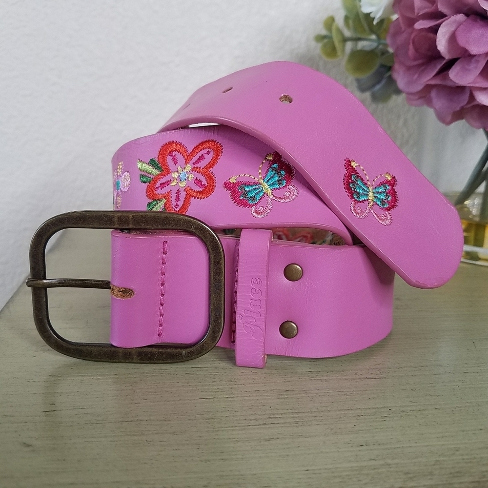 The Children's Place Leather Butterfly Belt